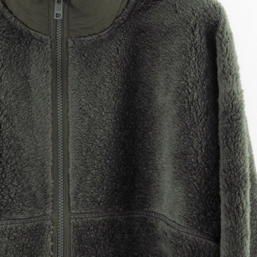 【Graphpaper/グラフペーパー】<br>Wool Boa Zip-Up Blouson <br>GU253-30474