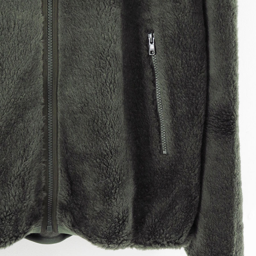 【Graphpaper/グラフペーパー】<br>Wool Boa Zip-Up Blouson <br>GU253-30474