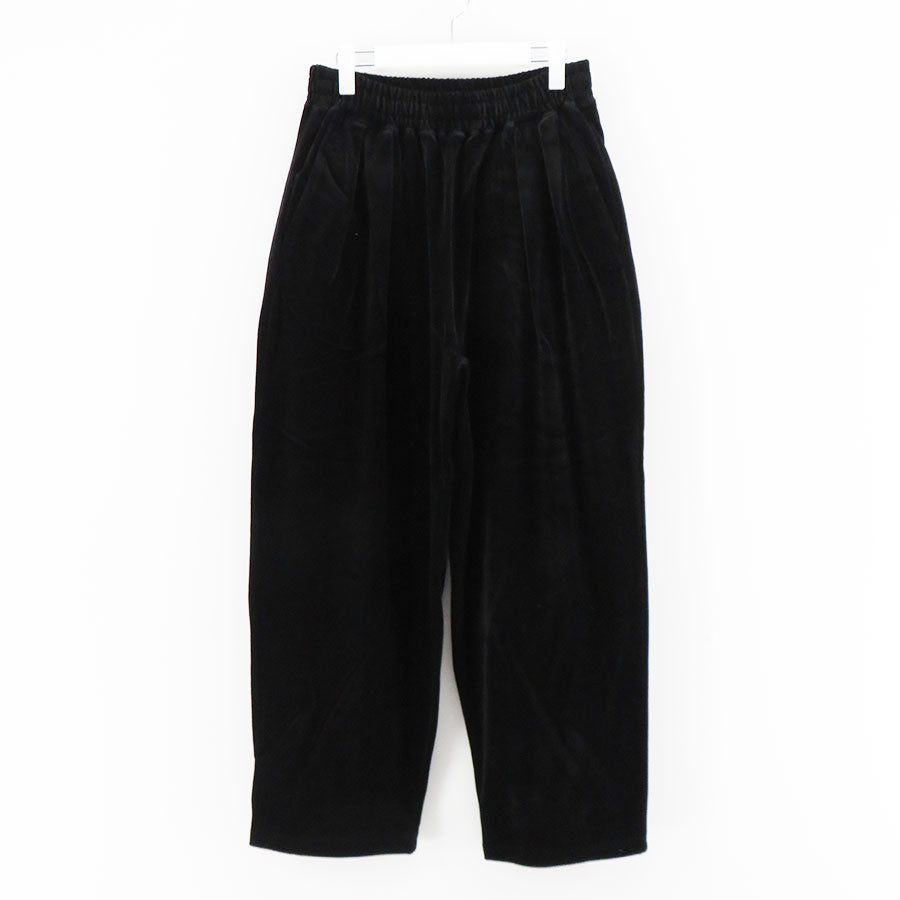 【Graphpaper/グラフペーパー】<br>Compact Velour Easy Pants <br>GM243-70292