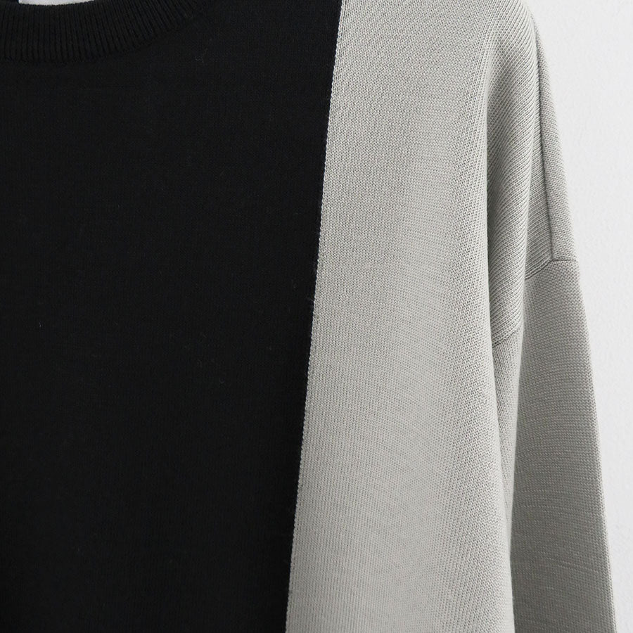 Graphpaper/グラフペーパー】Fine Wool Intarsia Knit GU243 Graphpaper/グラフペーパー】Fine Wool Intarsia Knit GU243