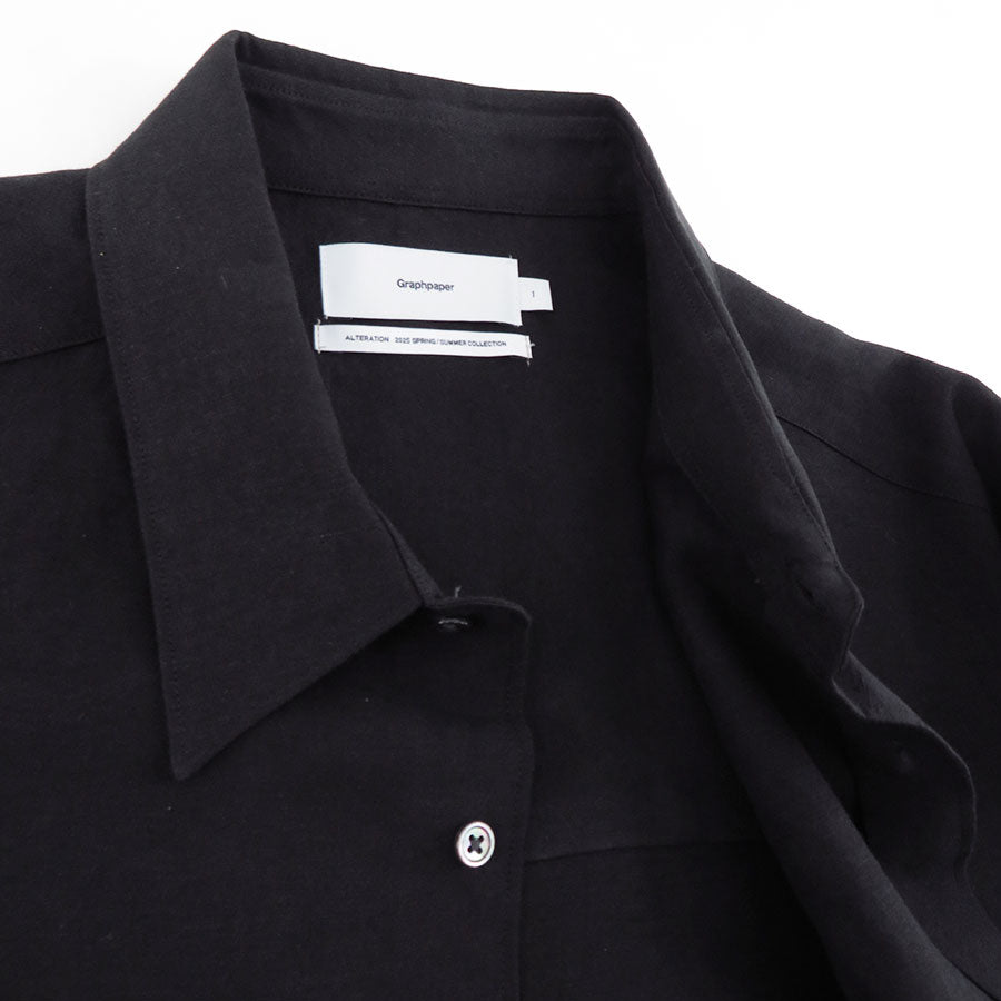 Graphpaper/グラフペーパー】Linen Cupro L/S Oversized Regular 