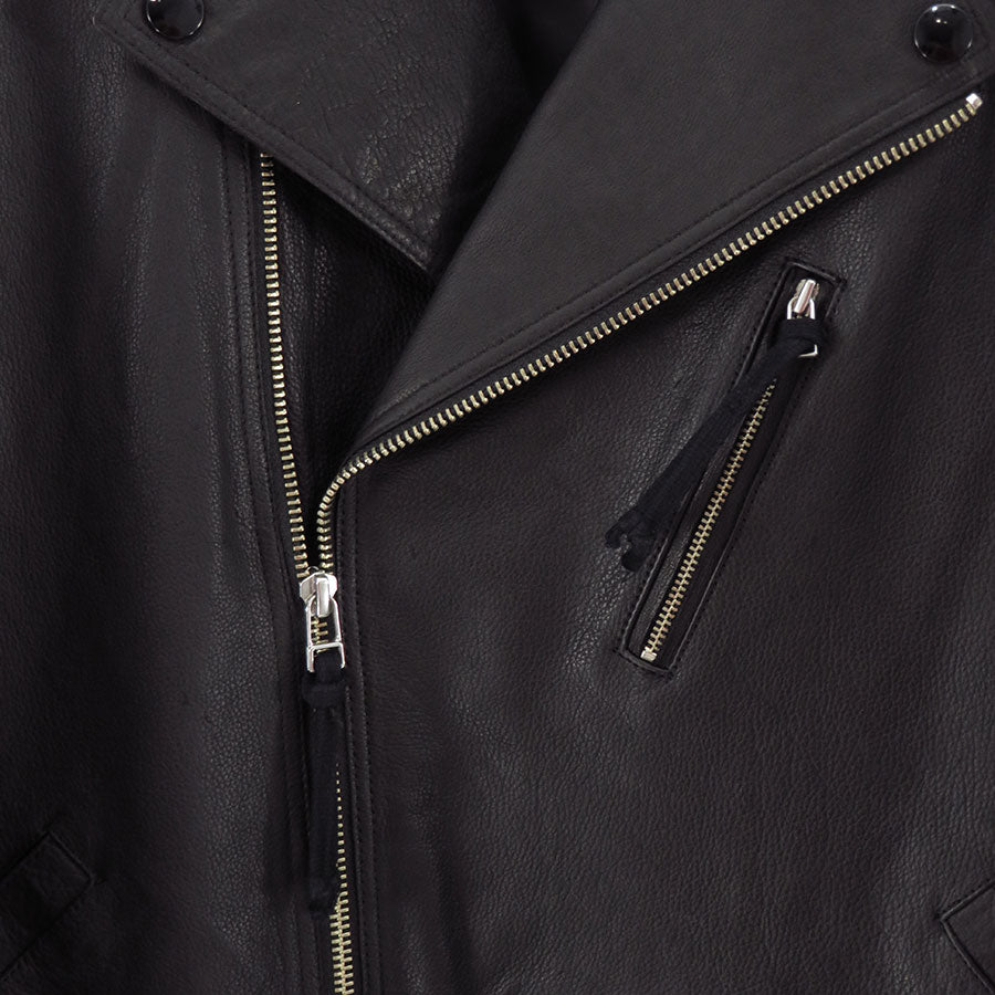 【週末限定価格】未使用/SHEER ジャケット CCU/シーシーユー】BAGGY RIDER JACKET SH-02-SW-COW-4の通販