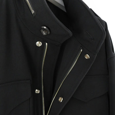 【THE RERACS/ザ・リラクス】<br>RERACS BRUSHED BACK SATIN M-65 FIELD JACKET <br>24FW-REJK-197-J