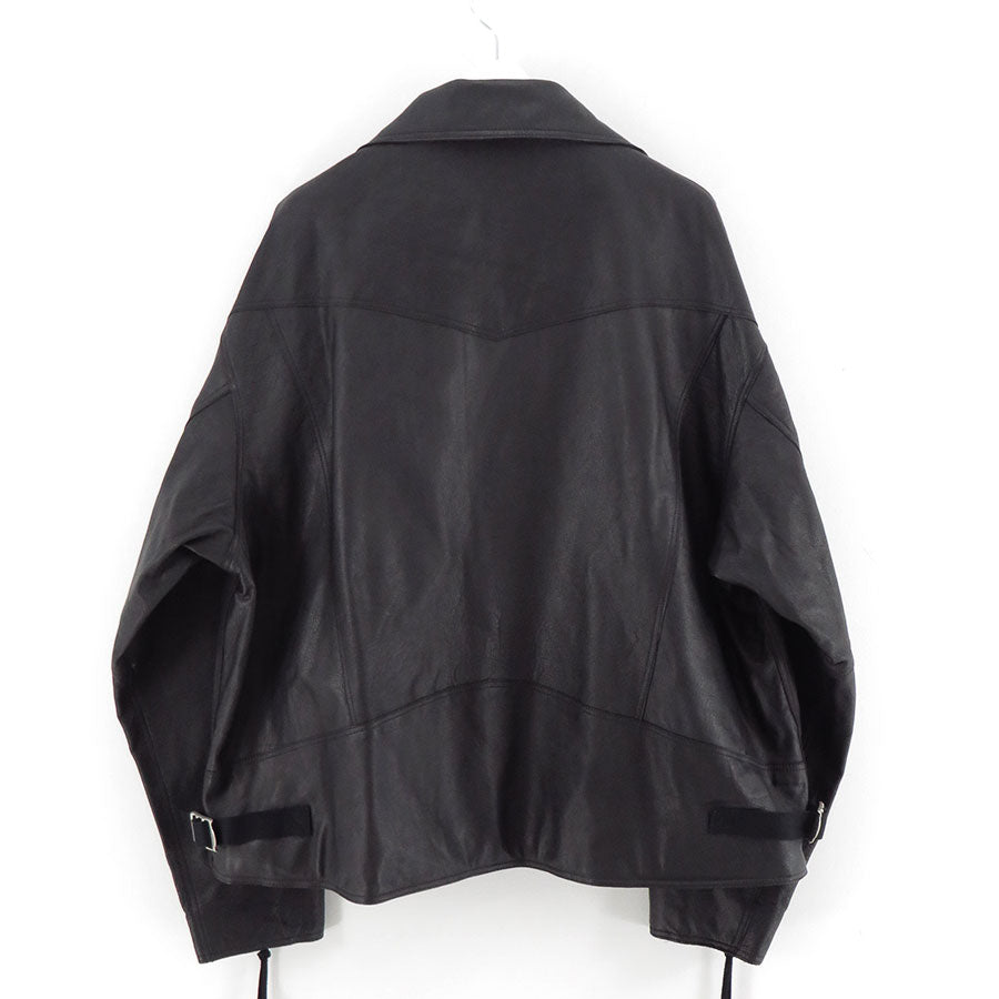 【CCU/シーシーユー】<br>BAGGY RIDER JACKET <br>SH-02-SW-COW-4