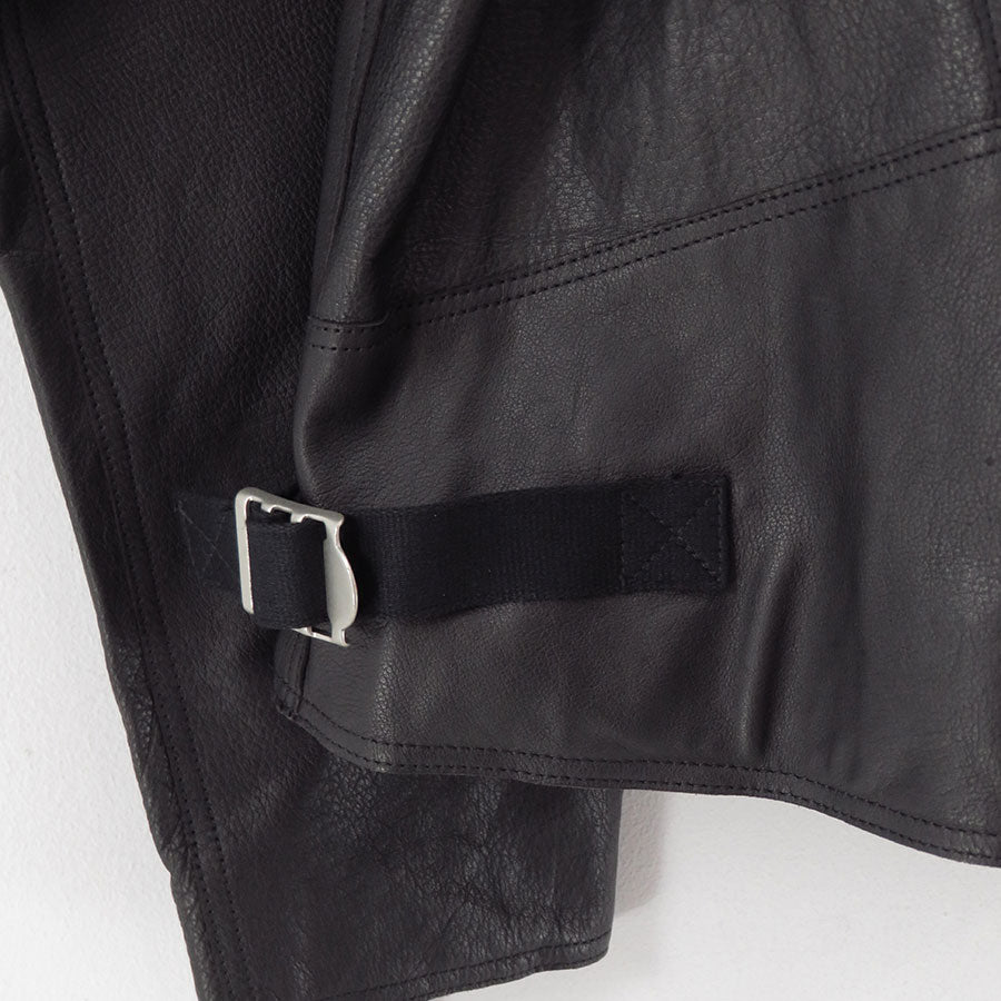 【CCU/シーシーユー】<br>BAGGY RIDER JACKET <br>SH-02-SW-COW-4
