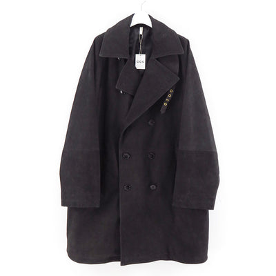 【CCU/シーシーユー】<br>DOUBLE BREASTED HALF COAT <br>SH-60-C-NUBCK-3