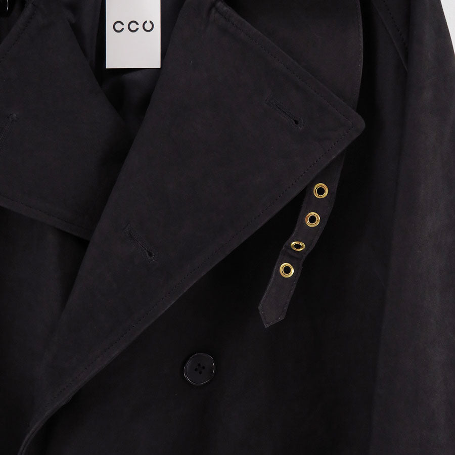 【CCU/シーシーユー】<br>DOUBLE BREASTED HALF COAT <br>SH-60-C-NUBCK-3