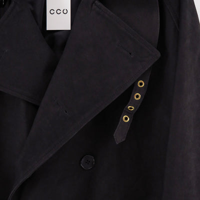 【CCU/シーシーユー】<br>DOUBLE BREASTED HALF COAT <br>SH-60-C-NUBCK-3