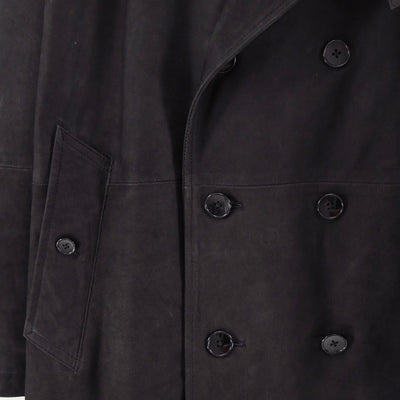 【CCU/シーシーユー】<br>DOUBLE BREASTED HALF COAT <br>SH-60-C-NUBCK-3