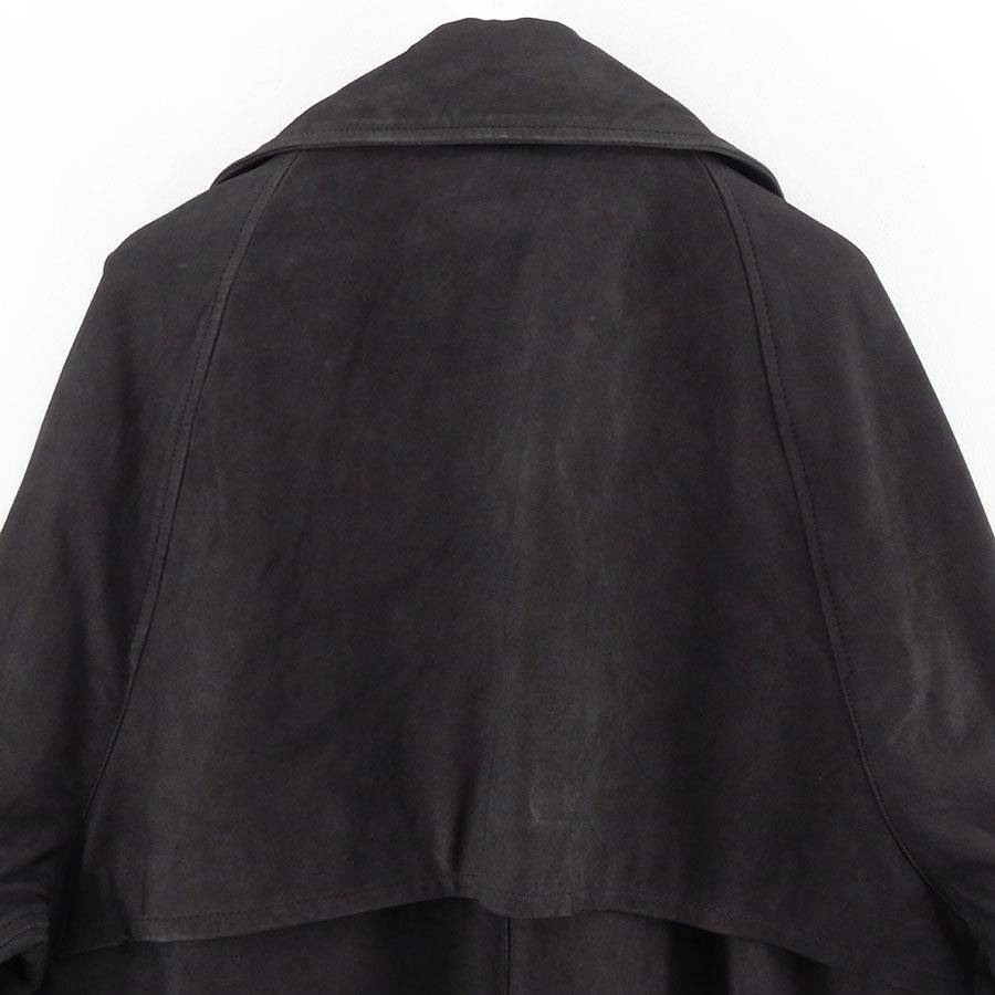 【CCU/シーシーユー】<br>DOUBLE BREASTED HALF COAT <br>SH-60-C-NUBCK-3