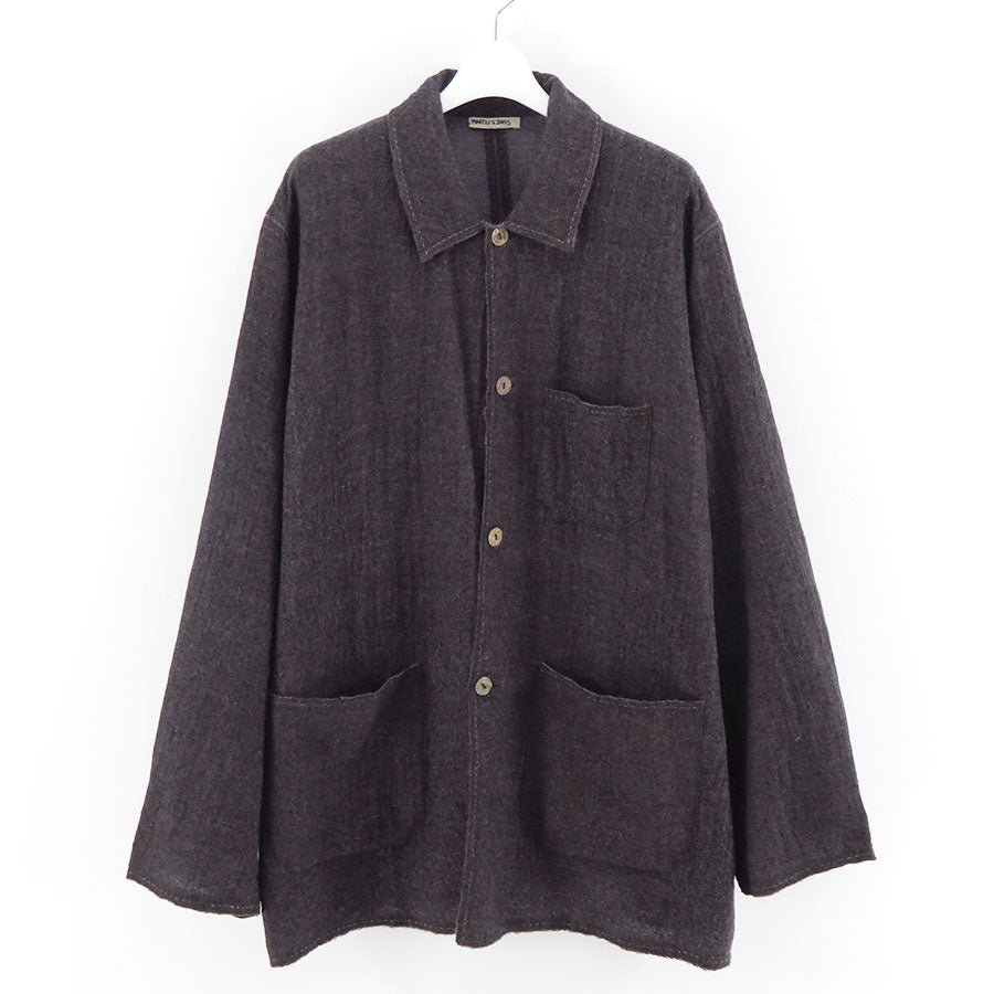 【MAATEE&SONS/マーティーアンドサンズ】<br>GUPTA WOOL W FACE COVERALL <br>MT5303-0606