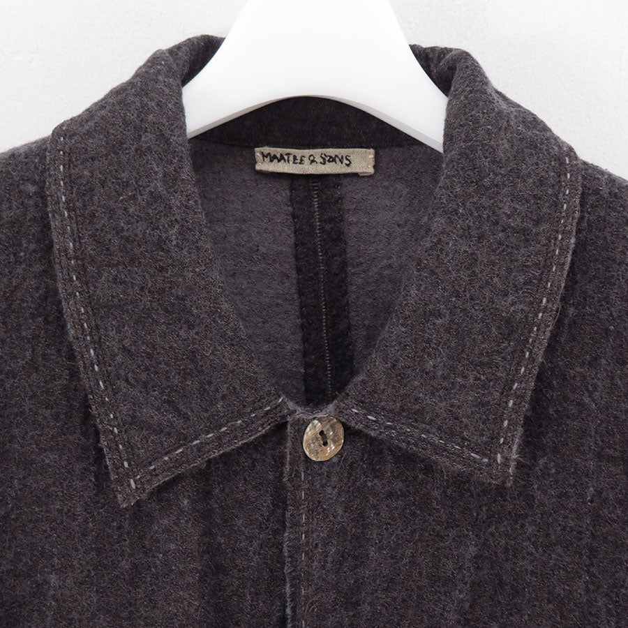 【MAATEE&SONS/マーティーアンドサンズ】<br>GUPTA WOOL W FACE COVERALL <br>MT5303-0606