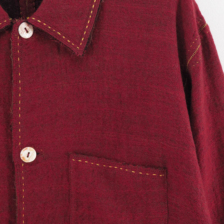 【MAATEE&SONS/マーティーアンドサンズ】<br>GUPTA WOOL W FACE COVERALL <br>MT5303-0606