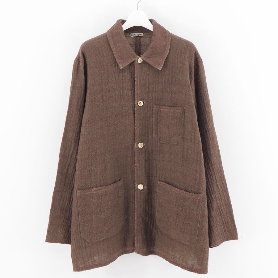 【MAATEE&SONS/マーティーアンドサンズ】<br>GUPTA WOOL W FACE COVERALL <br>MT5303-0606