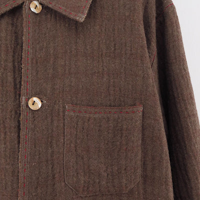 【MAATEE&SONS/マーティーアンドサンズ】<br>GUPTA WOOL W FACE COVERALL <br>MT5303-0606