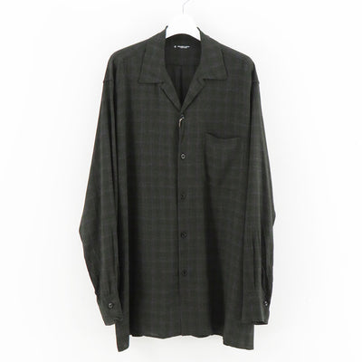 【MAATEE&SONS/マーティーアンドサンズ】<br>強撚RAYON OP COLLAR SHIRTS <br>MT4303-0605A