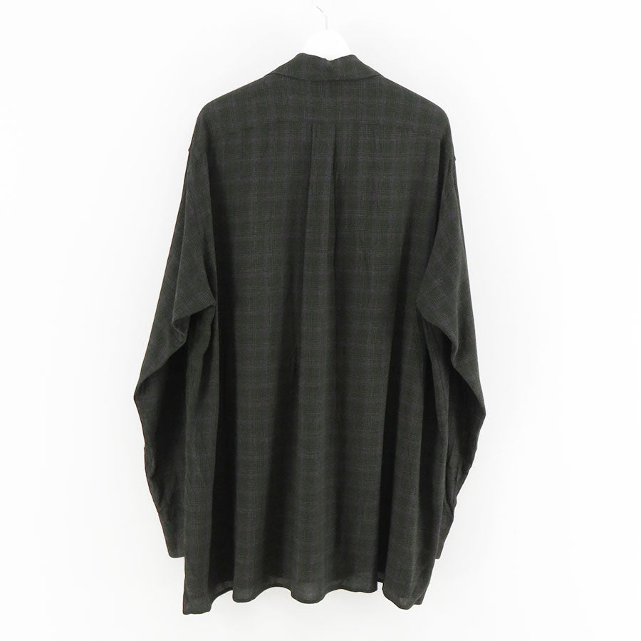 【MAATEE&SONS/マーティーアンドサンズ】<br>強撚RAYON OP COLLAR SHIRTS <br>MT4303-0605A