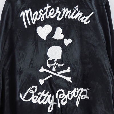 【MASTERMIND WORLD×BETTY BOOP】<br>SOUVENIR JACKET BOXY FIT <br/>MW25C15-BL100