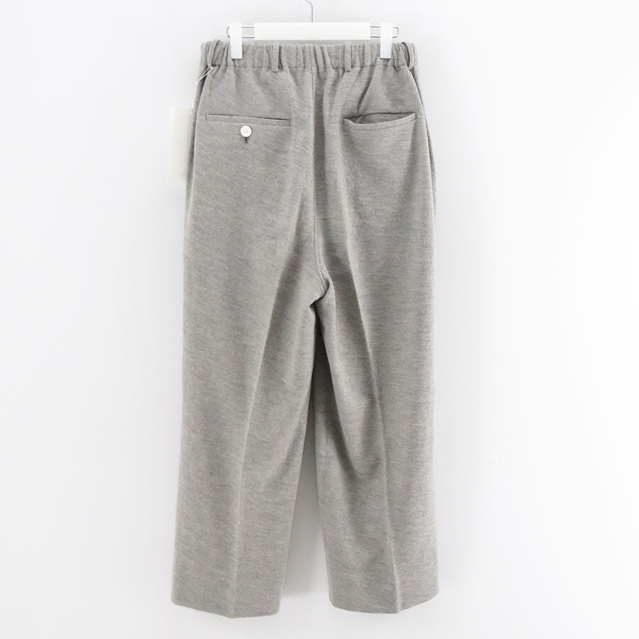nonnotte/ノノット】Elastic In-Tuck Wide Tapered Trousers N-26A-050