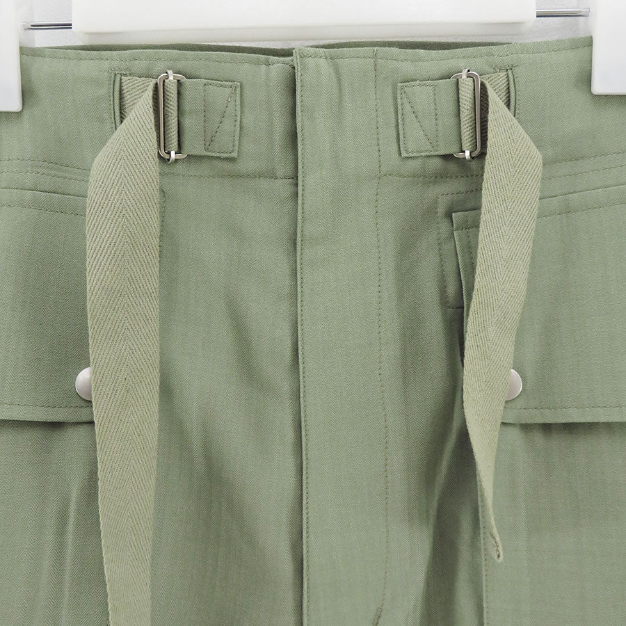AURALEE/オーラリー】WOOL HERRINGBONE CARGO PANTS A25SP02CHの AURALEE/オーラリー】WOOL HERRINGBONE CARGO PANTS A25SP02CHの