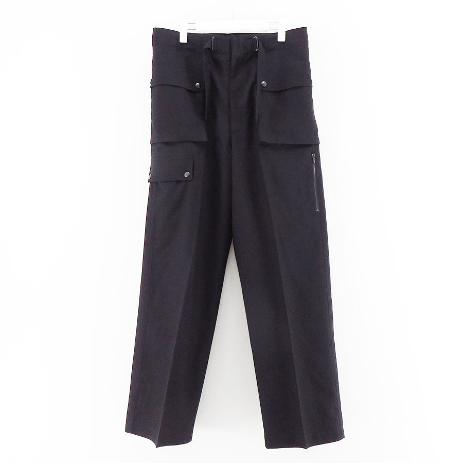 AURALEE/オーラリー】WOOL HERRINGBONE CARGO PANTS A25SP02CHの