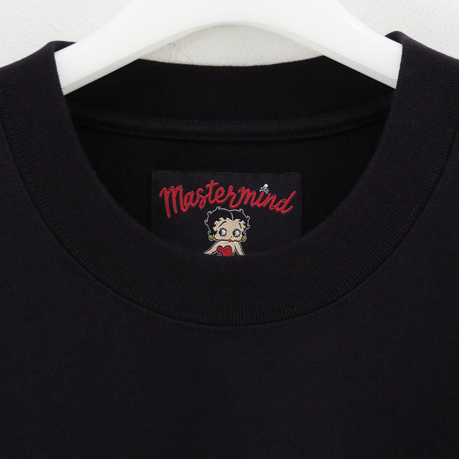 【MASTERMIND WORLD×BETTY BOOP】<br>L/S TEE REGULAR FIT <br/>MW25C15-TS205