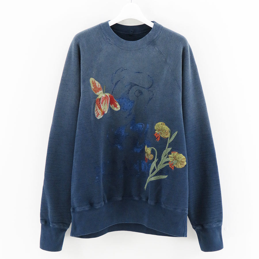 【KHOKI/コッキ】<br>Vintage finished sweatshirt <br>24fw-t-04