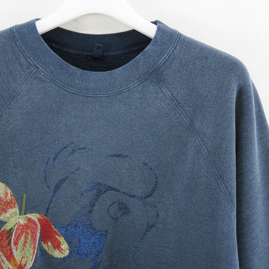 【KHOKI/コッキ】<br>Vintage finished sweatshirt <br>24fw-t-04