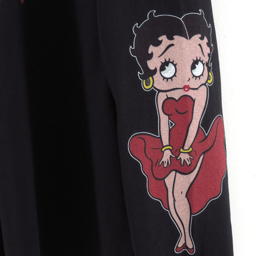 【MASTERMIND WORLD×BETTY BOOP】<br>L/S TEE REGULAR FIT <br/>MW25C15-TS205