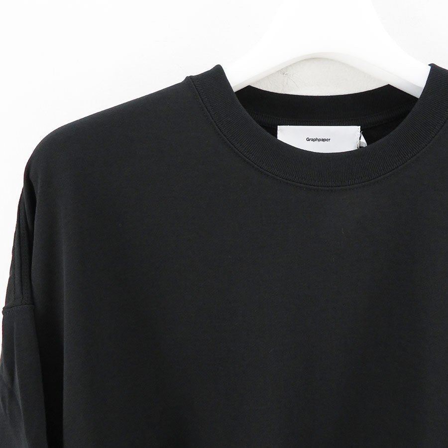 【Graphpaper/グラフペーパー】<br>Cotton Light Terry Crew Neck <br>GU243-70235