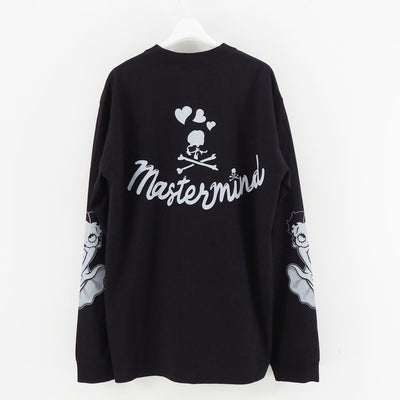 【MASTERMIND WORLD×BETTY BOOP】<br>L/S TEE REGULAR FIT <br/>MW25C15-TS205