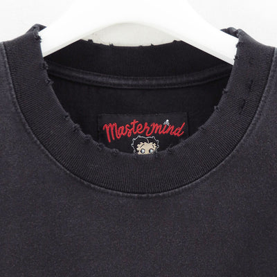 【MASTERMIND WORLD×BETTY BOOP】<br>L/S TEE (DAMEGED) REGULAR FIT <br/>MW25C15-TS207
