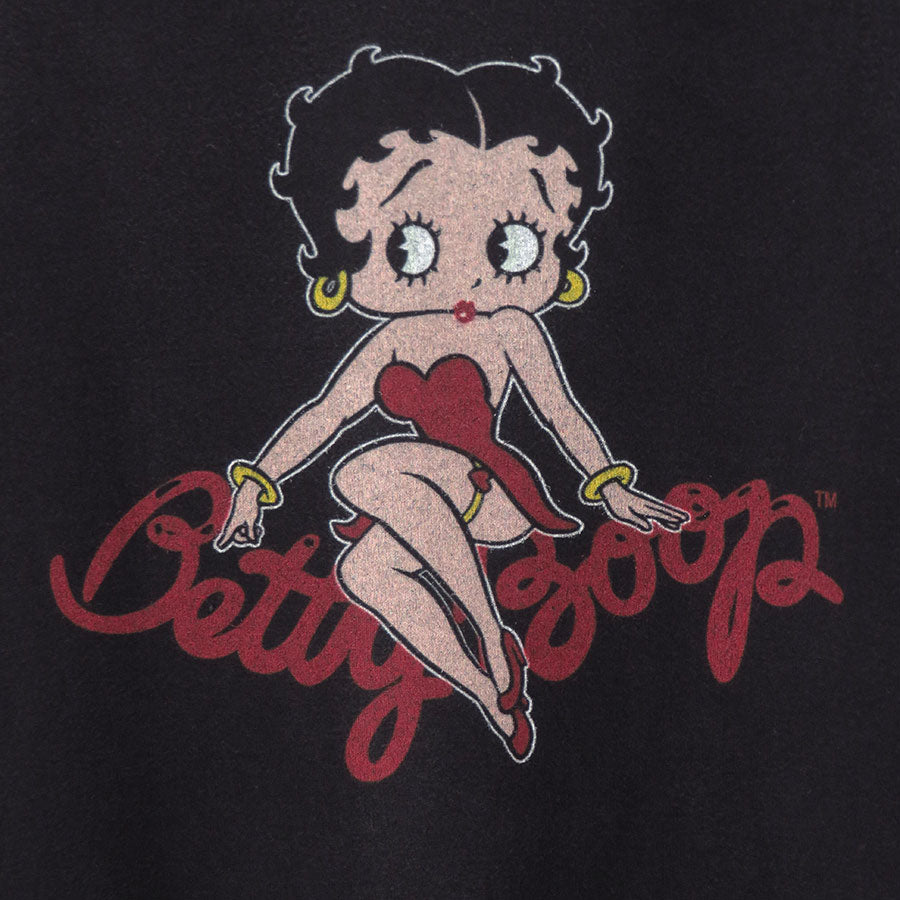 【MASTERMIND WORLD×BETTY BOOP】<br>L/S TEE (DAMEGED) REGULAR FIT <br/>MW25C15-TS207