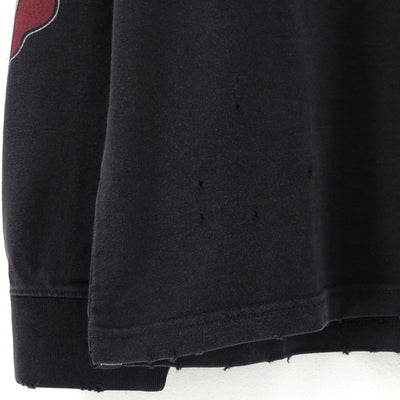 【MASTERMIND WORLD×BETTY BOOP】<br>L/S TEE (DAMEGED) REGULAR FIT <br/>MW25C15-TS207