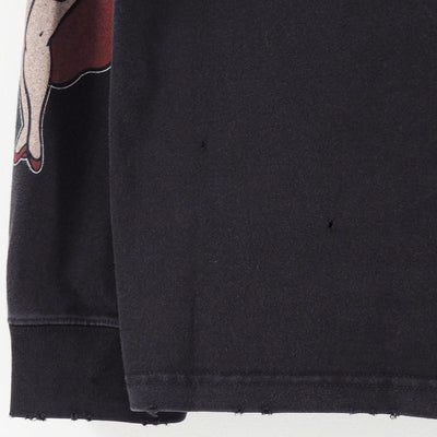 【MASTERMIND WORLD×BETTY BOOP】<br>L/S TEE (DAMEGED) REGULAR FIT <br/>MW25C15-TS207