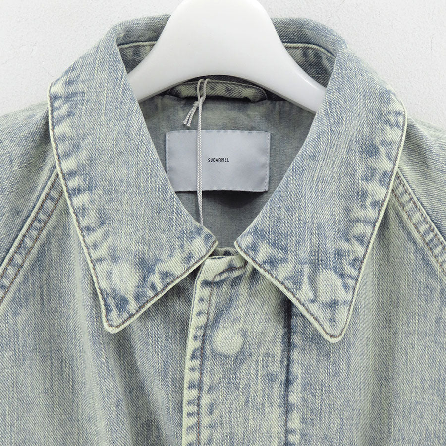 SUGARHILL/シュガーヒル】PIPING DENIM BOMBER JACKET SUGARHILL/シュガーヒル】PIPING DENIM BOMBER JACKET