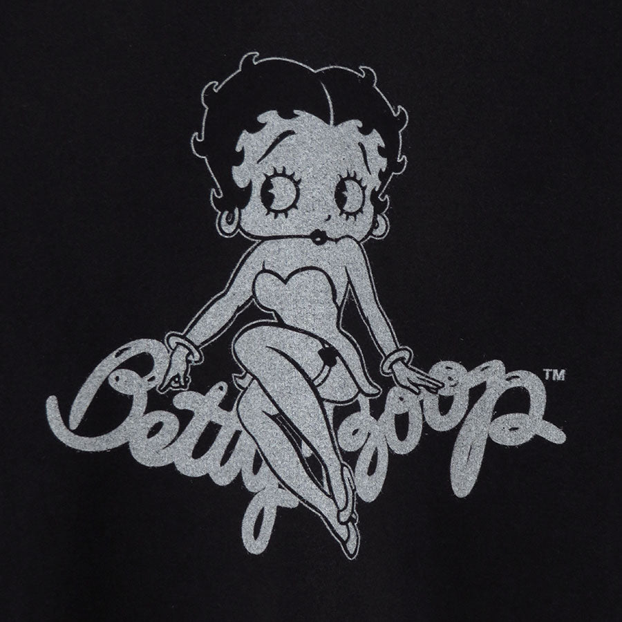 MASTERMIND WORLD×BETTY BOOP】L/S TEE (DAMEGED) REGULAR FIT MW25C15
