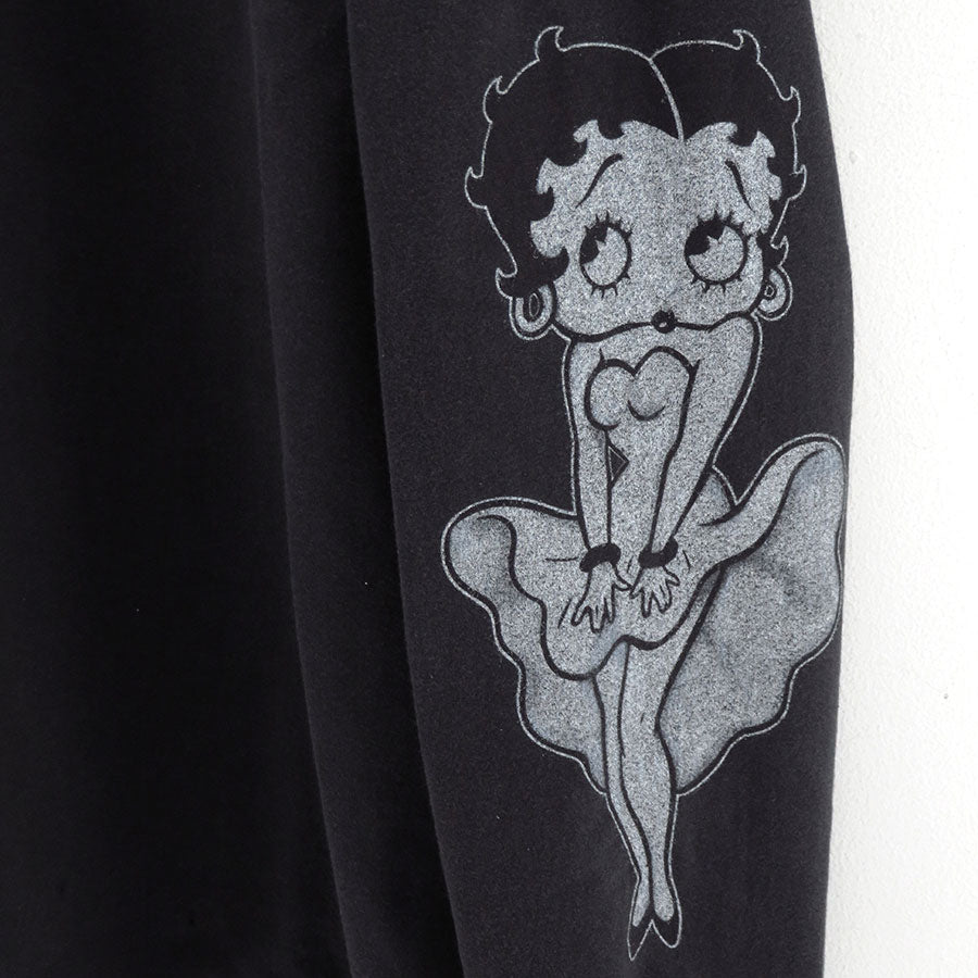 MASTERMIND WORLD×BETTY BOOP】L/S TEE (DAMEGED) REGULAR FIT MW25C15