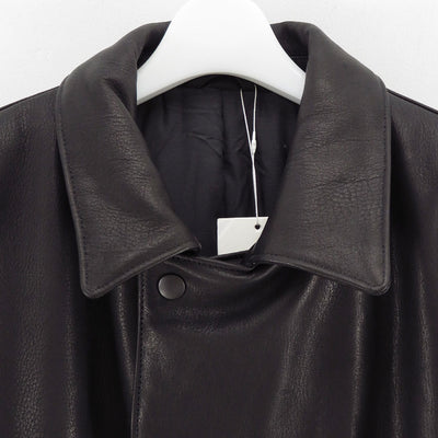 【UNUSED/アンユーズド】<br>Leather car coat <br>US2515