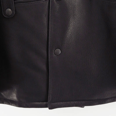 【UNUSED/アンユーズド】<br>Leather car coat <br>US2515