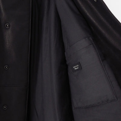 【UNUSED/アンユーズド】<br>Leather car coat <br>US2515