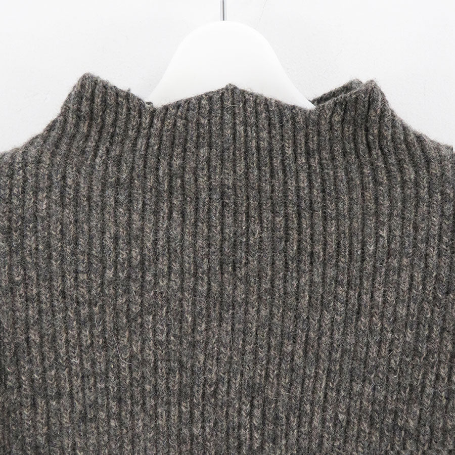 【nonnotte/ノノット】<br>Triangle Turtle Neck Pullover <br>N-24A-042