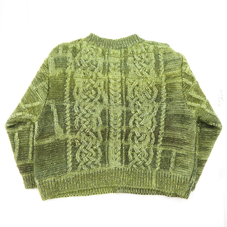 Kota Gushiken/コウタグシケン】Pyramid Grid Pattern on Cable Knit