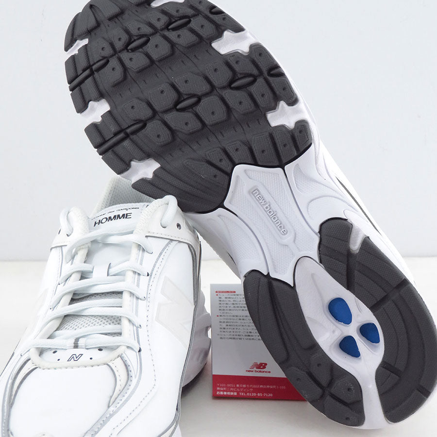 【COMME des GARCONS HOMME】<br>合成皮革 New Balance U509 (WHITE) <br>HP-K102-001
