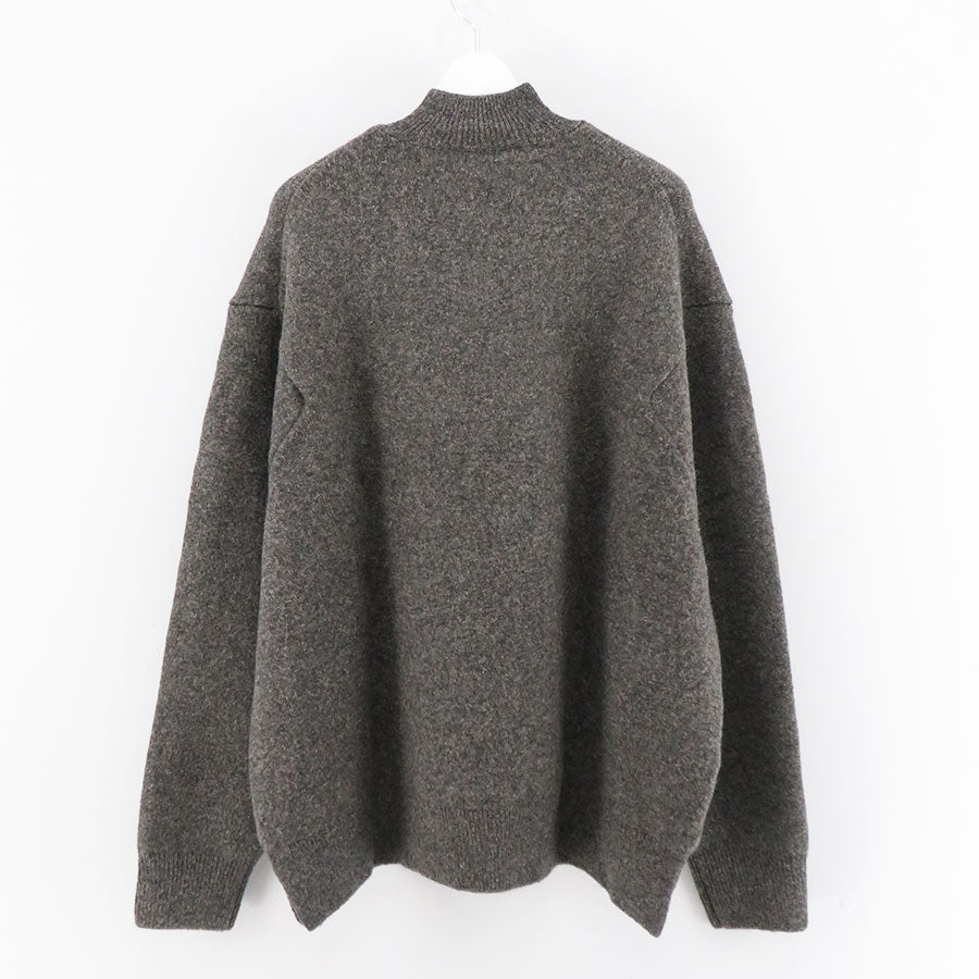 【nonnotte/ノノット】<br>Slit Crew Neck Pullover <br>N-24A-039