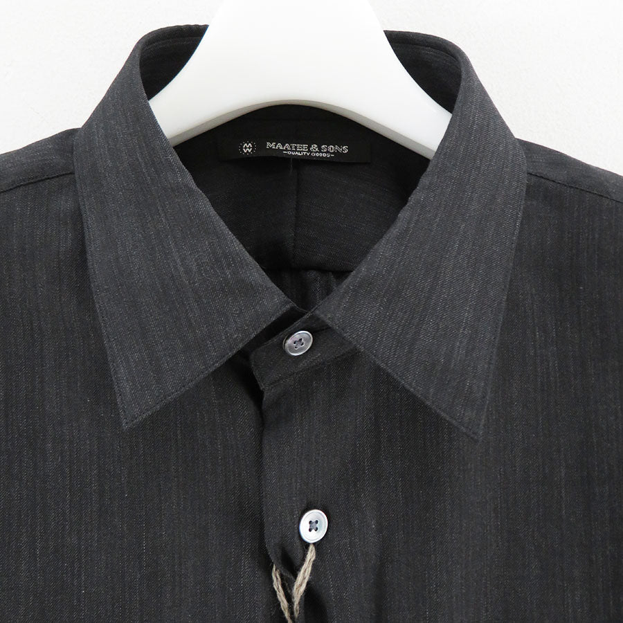 MAATEE&SONS/マーティーアンドサンズ】short ponit shirts 
