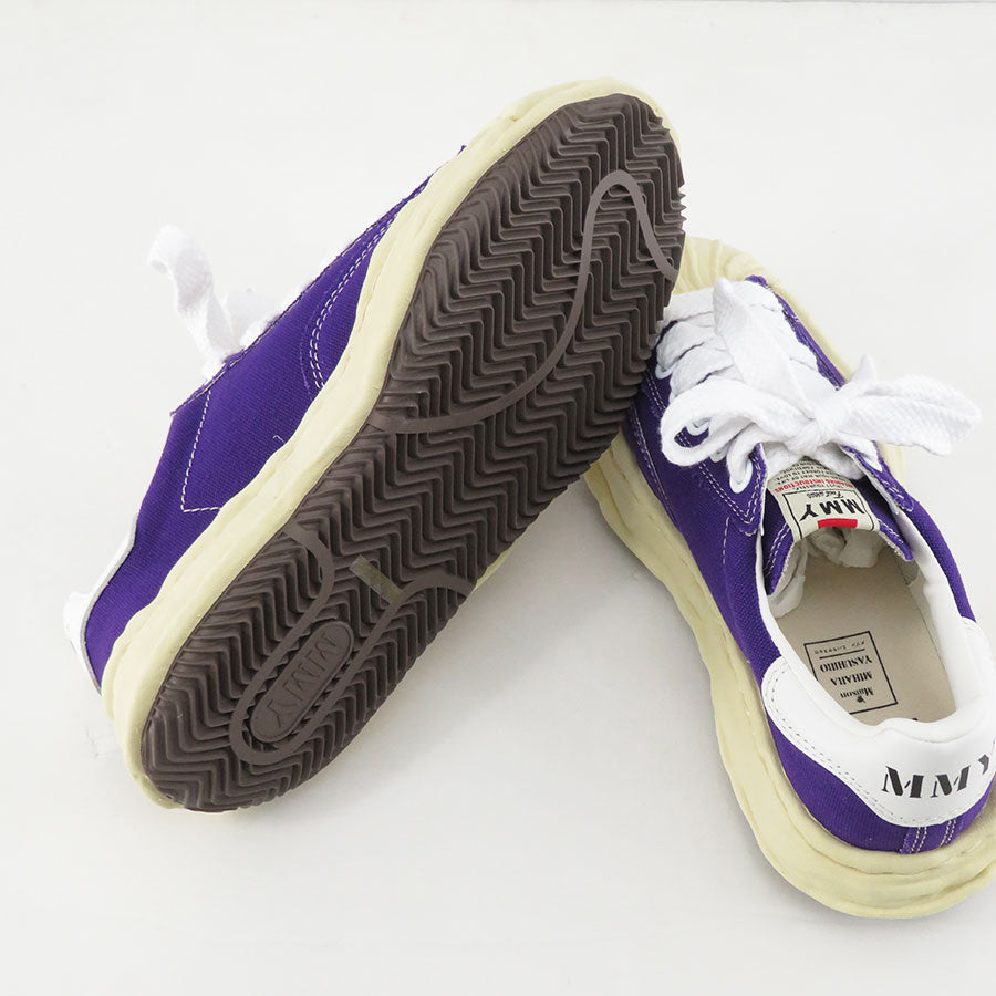 [Maison 三原康弘] <br>"BLAKEY" VL OG 鞋底帆布低帮运动鞋 (紫色)<br> A09FW732 