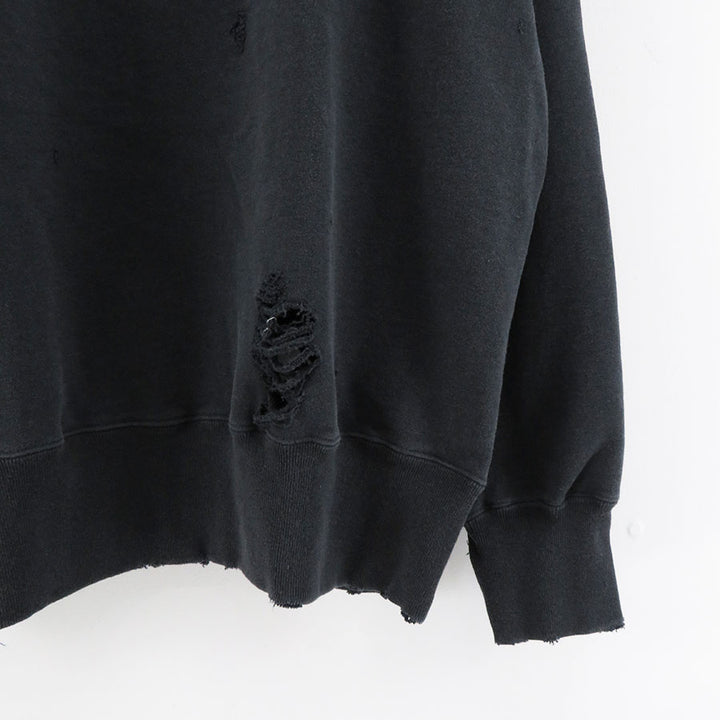 THRIFTY LOOK/スリフティールック】worn-out crew sweat
