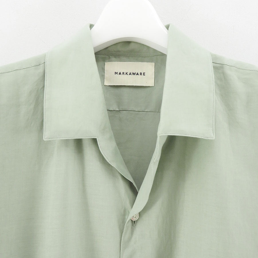 MARKAWARE/マーカウェア】ITALIAN OPEN COLLAR SHIRT