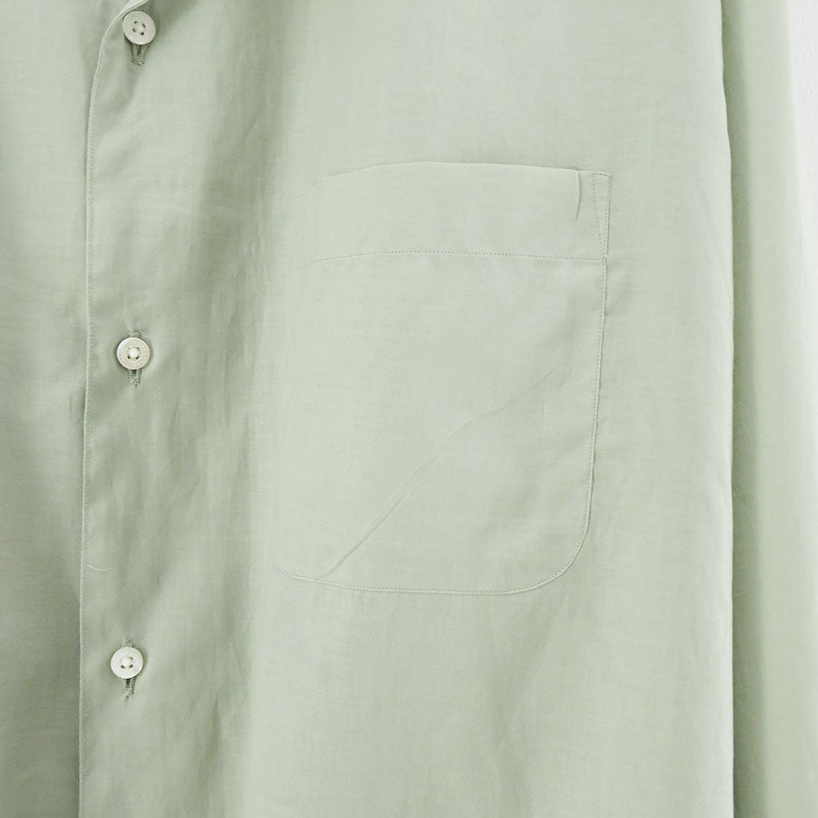 MARKAWARE/マーカウェア】ITALIAN OPEN COLLAR SHIRT